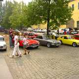 En rad Honda S800 i Essen